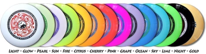 Disc Colours Available